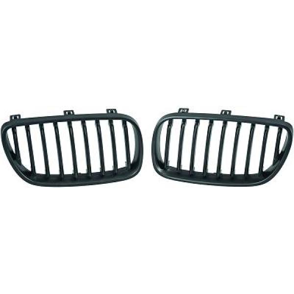 BMW X3 E83 07-11 Enkelribbad Mattsvart Sportgrill / Njurar DIEDERICHS i gruppen Välj bilmodell / BMW / X3 (E83) 03-10 / Styling hos DDESIGN Scandinavia AB (1275440)