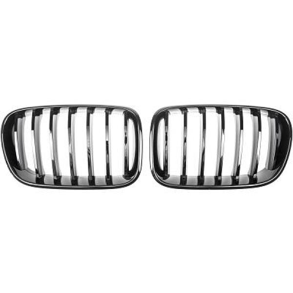 BMW X3 F25 10-14 Enkelribbad Blanksvart Sportgrill / Njurar Performance-Look DIEDERICHS i gruppen Välj bilmodell / BMW / X3 (F25) 10-17 hos DDESIGN Scandinavia AB (1276341)