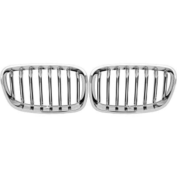 BMW 1-Serie F20 11-15 Enkelribbad Kromad Sportgrill / Njurar DIEDERICHS i gruppen Välj bilmodell / BMW / 1-serie 2-serie (F20-F23) 2011-2019 / Styling / Grill hos DDESIGN Scandinavia AB (1281440)