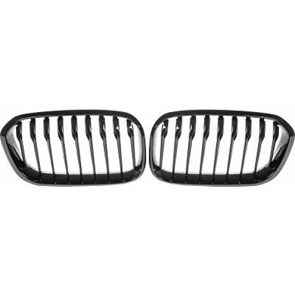 BMW 1-Serie F20 15-19 Enkelribbad Blanksvart Sportgrill / Njurar Performance-Look DIEDERICHS i gruppen Välj bilmodell / BMW / 1-serie 2-serie (F20-F23) 2011-2019 / Styling / Grill hos DDESIGN Scandinavia AB (1281941)