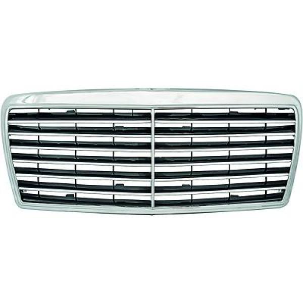 MERCEDES E-Class W124 93-95 Krom/Svart Sportgrill DIEDERICHS i gruppen Bilmodeller / Mercedes Benz / E-Class 85-96 (W124) hos DDESIGN AB (1613039)