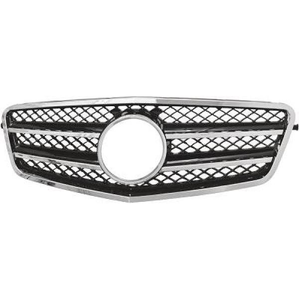 MERCEDES E-Class W212 09-13 Krom/Svart Sportgrill Utan Emblem CL-Look DIEDERICHS i gruppen Välj bilmodell / Mercedes Benz / E-Class 09-16 (W212) / Styling / Grill hos DDESIGN Scandinavia AB (1616240)