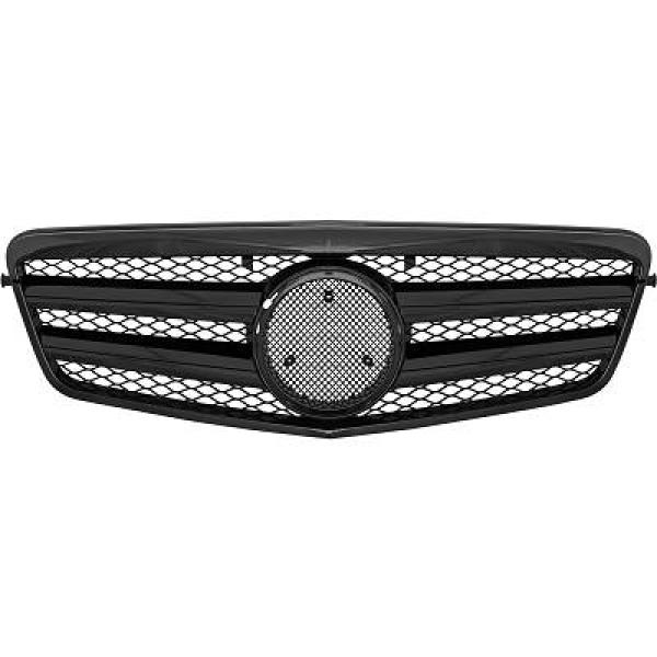 MERCEDES E-Class W212 09-13 Svart Sportgrill AMG Sport-Look DIEDERICHS i gruppen Välj bilmodell / Mercedes Benz / E-Class 09-16 (W212) / Styling / Grill hos DDESIGN Scandinavia AB (1616242)