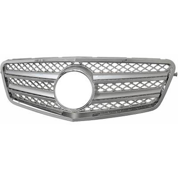 MERCEDES E-Class W212 09-13 Krom/Silver Sportgrill CL-Look DIEDERICHS i gruppen Välj bilmodell / Mercedes Benz / E-Class 09-16 (W212) / Styling / Grill hos DDESIGN Scandinavia AB (1616340)