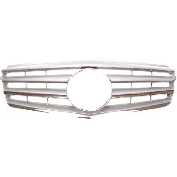MERCEDES E-Class W212 09-13 Ribbad Krom Sportgrill AMG Sport-Look DIEDERICHS i gruppen Välj bilmodell / Mercedes Benz / E-Class 09-16 (W212) / Styling / Grill hos DDESIGN Scandinavia AB (1616441)