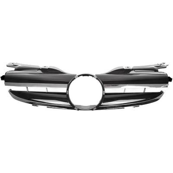 MERCEDES SLK-Class R170 96-04 Svart/Krom Sportgrill AMG Sport-Look DIEDERICHS i gruppen Välj bilmodell / Mercedes Benz / SLK-Class 96-04 (R170) / Styling / Grill hos DDESIGN Scandinavia AB (1635241)