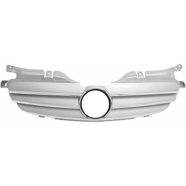 MERCEDES SLK-Class R170 96-04 Ribbad Krom/Silver Sportgrill CL-Look DIEDERICHS i gruppen Välj bilmodell / Mercedes Benz / SLK-Class 96-04 (R170) / Styling / Grill hos DDESIGN Scandinavia AB (1635340)