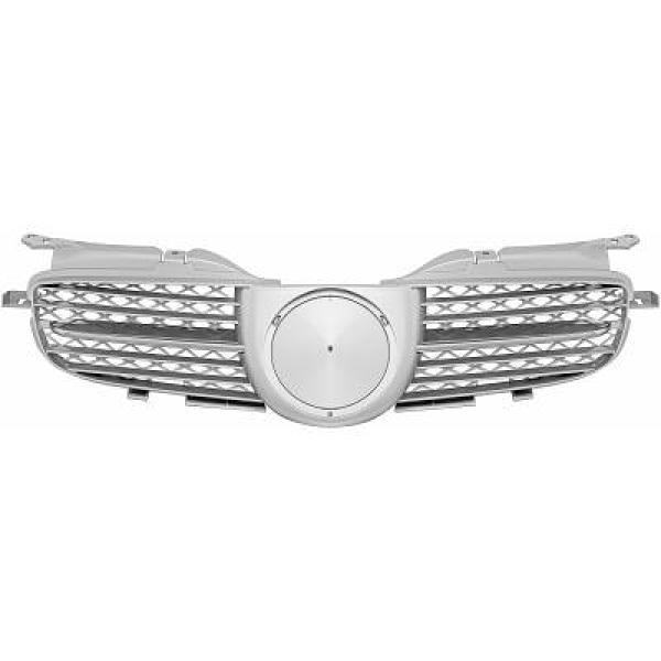 MERCEDES SLK-Class R170 96-04 Silver/Krom Sportgrill R171-Look DIEDERICHS i gruppen Välj bilmodell / Mercedes Benz / SLK-Class 96-04 (R170) / Styling / Grill hos DDESIGN Scandinavia AB (1635441)