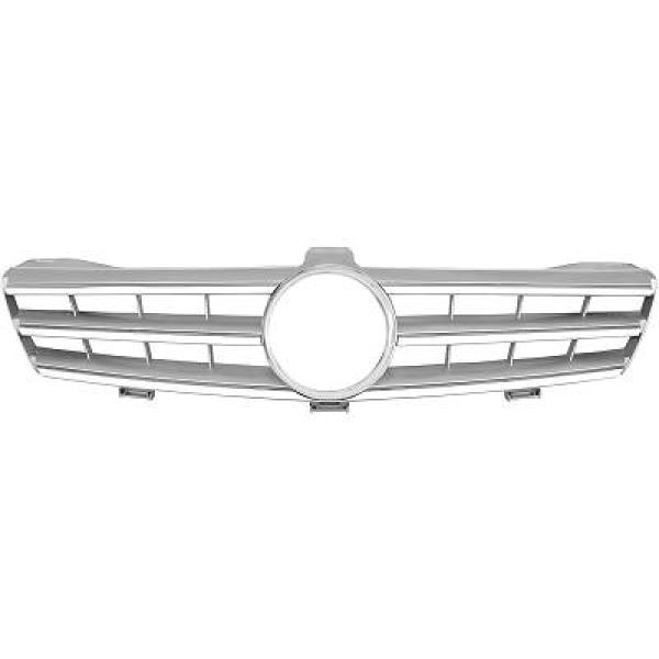 MERCEDES CLS-Class C219 04-08 Ribbad Silver/Krom Sportgrill AMG Sport-Look DIEDERICHS i gruppen Bilmodeller / Mercedes Benz / CLS-Class 04-10 (C219) / Styling hos DDESIGN AB (1650340)