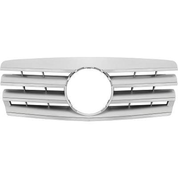 MERCEDES C-Class W202 93-00 Ribbad Silver/Krom Sportgrill AMG Sport-Look DIEDERICHS i gruppen Välj bilmodell / Mercedes Benz / C-Class 93-01 (W202) / Styling / Grill hos DDESIGN Scandinavia AB (1670341)