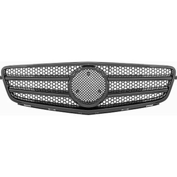 MERCEDES C-Class W204 07-11 Svart Sportgrill AMG Sport-Look DIEDERICHS i gruppen Välj bilmodell / Mercedes Benz / C-Class 07-15 (W204) / Styling hos DDESIGN Scandinavia AB (1672442)