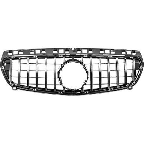MERCEDES A-Class W176 12-15 Svart/Krom Panamericana Sportgrill AMG/GT-Look DIEDERICHS i gruppen Välj bilmodell / Mercedes Benz / A-Klass 12-18 (W176) / Styling hos DDESIGN Scandinavia AB (1682242)
