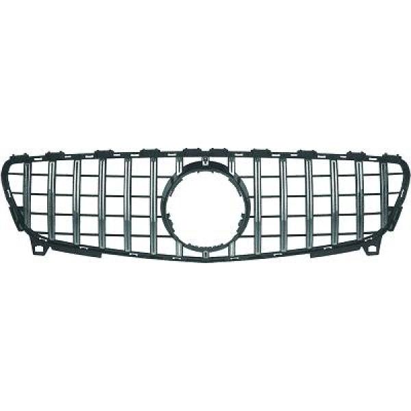 MERCEDES A-Class W176 16-18 Svart/Krom Panamericana Sportgrill AMG/GT-Look DIEDERICHS i gruppen Välj bilmodell / Mercedes Benz / A-Klass 12-18 (W176) / Styling hos DDESIGN Scandinavia AB (1682541)