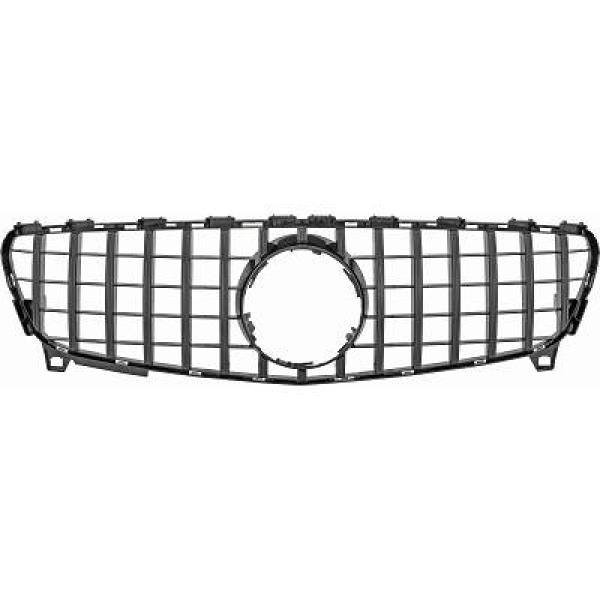 MERCEDES A-Class W176 16-18 Svart Panamericana Sportgrill AMG/GT-Look DIEDERICHS i gruppen Välj bilmodell / Mercedes Benz / A-Klass 12-18 (W176) / Styling hos DDESIGN Scandinavia AB (1682543)