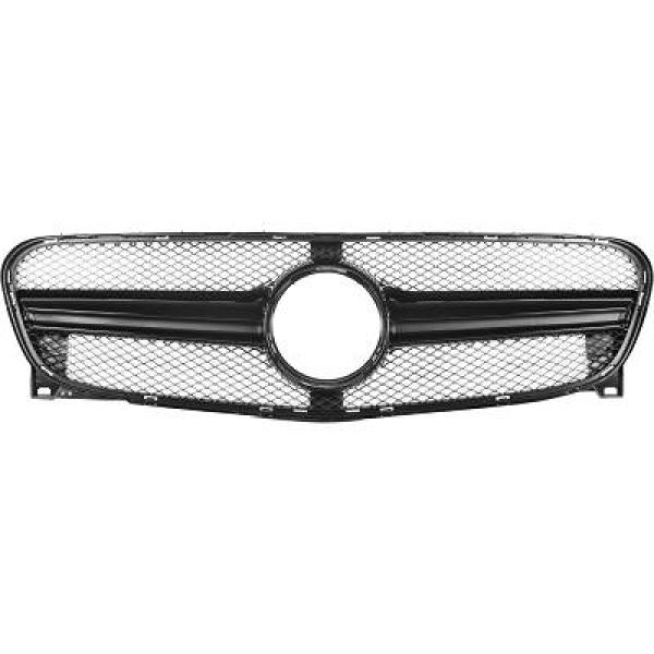MERCEDES GLA-Class X156 14-16 Svart Sportgrill AMG Sport-Look DIEDERICHS i gruppen Välj bilmodell / Mercedes Benz / GLA-Class 14-20 (X156) / Styling hos DDESIGN Scandinavia AB (1682743)