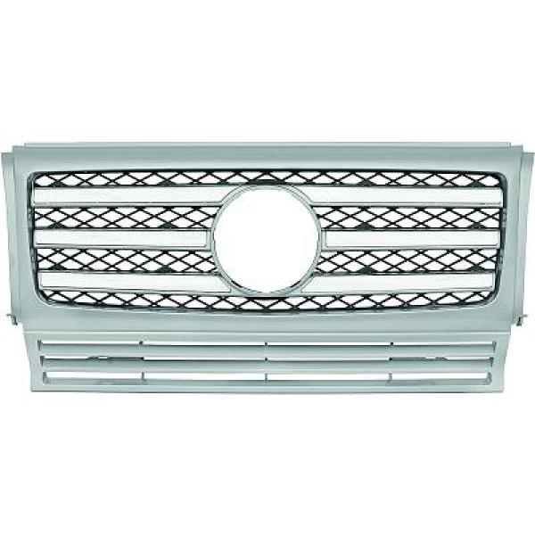 MERCEDES G-Class W463 (Geländewagen) 89-13 Krom/Silver Sportgrill DIEDERICHS i gruppen Välj bilmodell / Mercedes Benz / G-Class 90-18 (W463) / Styling hos DDESIGN Scandinavia AB (1695240)