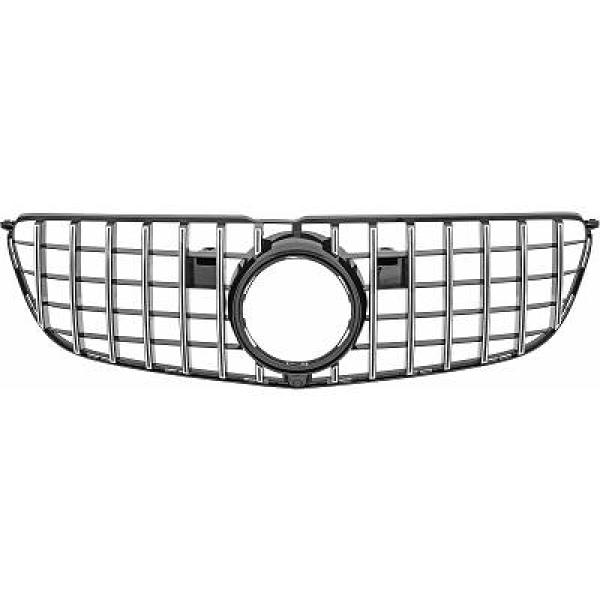 MERCEDES GL-Class X166 15+ Svart/Krom Panamericana Sportgrill AMG/GT-Look DIEDERICHS i gruppen Välj bilmodell / Mercedes Benz / GL-Class 12-19 (X166) hos DDESIGN Scandinavia AB (1697340)