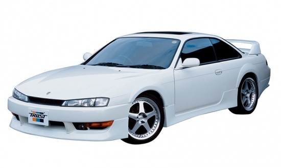 17020037 Nissan S14 Kouki 96-98 GReddy Frontläpp (Polyurethane)