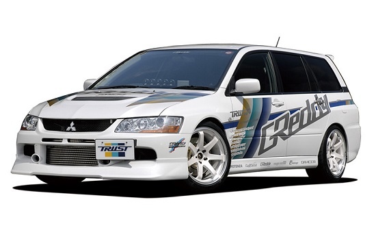 17030012 Mitsubishi EVO 9 05-07 GReddy Frontläpp (Polyurethane)