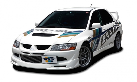 17030013 Mitsubishi EVO 8 03-05 GReddy Frontläpp (Polyurethane)