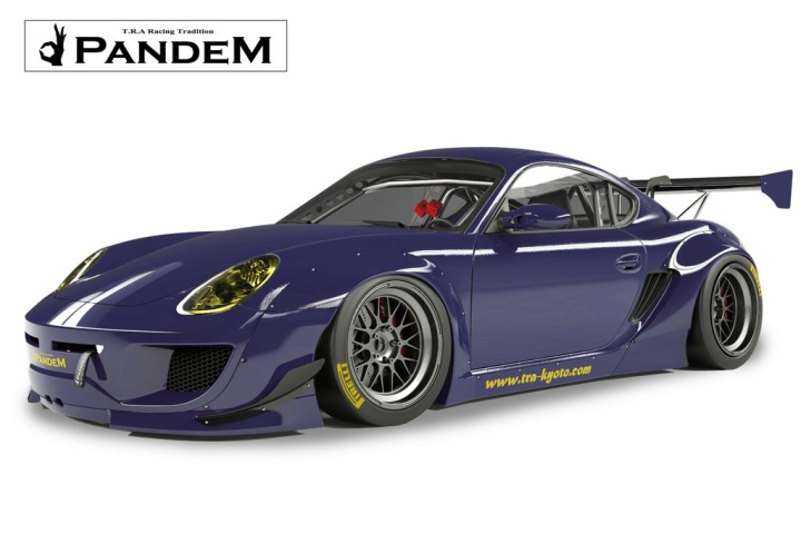 17090500 Porsche Cayman 987.1 04-08 Pandem Widebody Aero Kit TRA-KYOTO