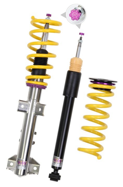 18010077-3874 A4 (B8, B81) Avant; Frontantrieb / station wagon; 2WD 04/08-09/15 Coiloverkit KW Suspension Street Comfort