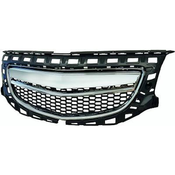 OPEL INSIGNIA 08-13 Honeycomb Svart/Krom Sportgrill DIEDERICHS i gruppen Välj bilmodell / Opel / Insignia (G09) 2008-2017 / Styling hos DDESIGN Scandinavia AB (1826340)