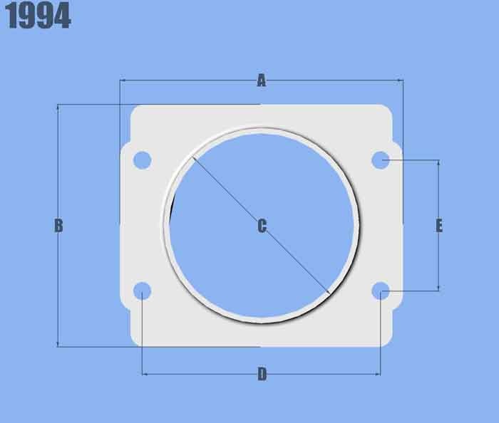 1994 Adapter Luftmassemätare Subaru Vibrant Performance