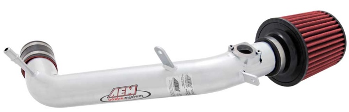 21-491P Mazda, 6i 05-08 2.3L Luftfilterkit CAI Polerat AEM