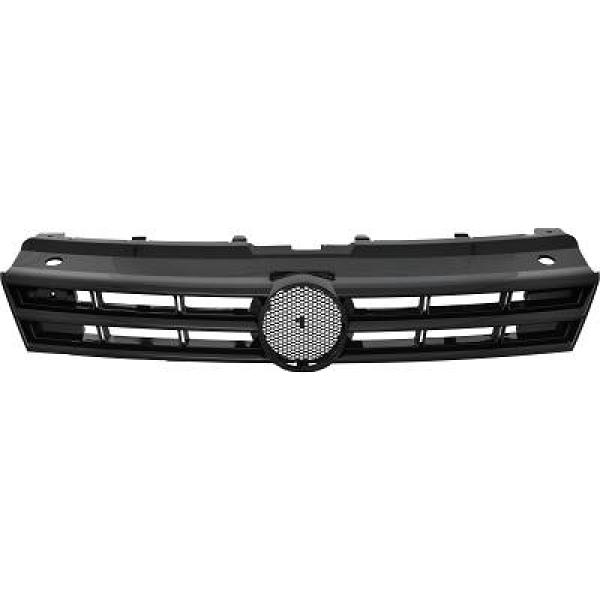 VW POLO 09-17 Ribbad Svart Sportgrill R-Look DIEDERICHS i gruppen Välj bilmodell / VW / Polo 09-16 / Styling hos DDESIGN Scandinavia AB (2207842)