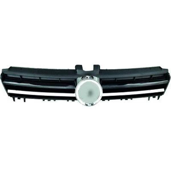 VW GOLF MK7 12-21 Ribbad Svart Sportgrill R20-Look DIEDERICHS i gruppen Välj bilmodell / VW / Golf 7 R 12-19 / Styling / Front hos DDESIGN Scandinavia AB (2216842)