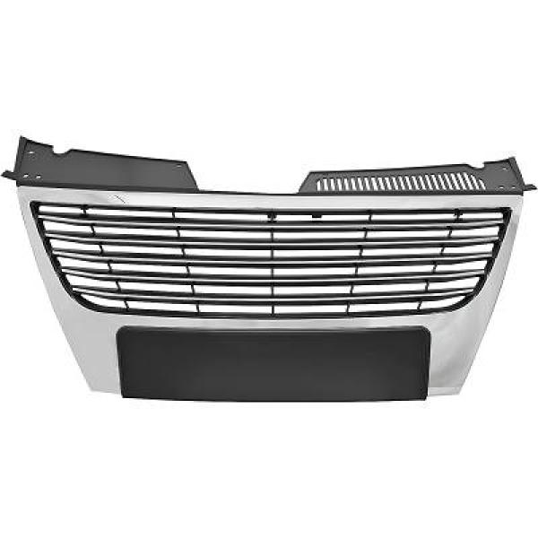 VW PASSAT 05-10 Ribbad Svart/Krom Sportgrill DIEDERICHS i gruppen Välj bilmodell / VW / Passat 05-14 / Styling hos DDESIGN Scandinavia AB (2247240)