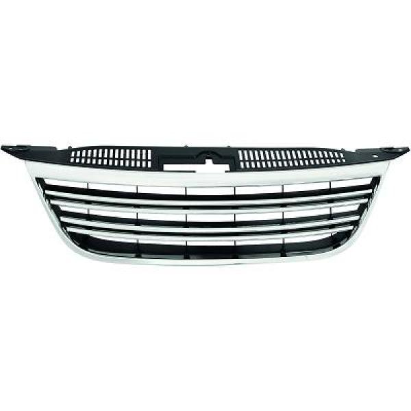 VW TIGUAN 07-11 Ribbad Svart/Krom Sportgrill DIEDERICHS i gruppen Välj bilmodell / VW / Tiguan 5N 2007-2016 / Styling hos DDESIGN Scandinavia AB (2255340)