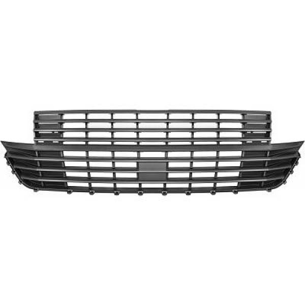 VW Transporter T6.1 19+ Ribbad Sportgrill Mattsvart DIEDERICHS i gruppen Välj bilmodell / VW / Transporter T6 / Styling hos DDESIGN Scandinavia AB (2274141)