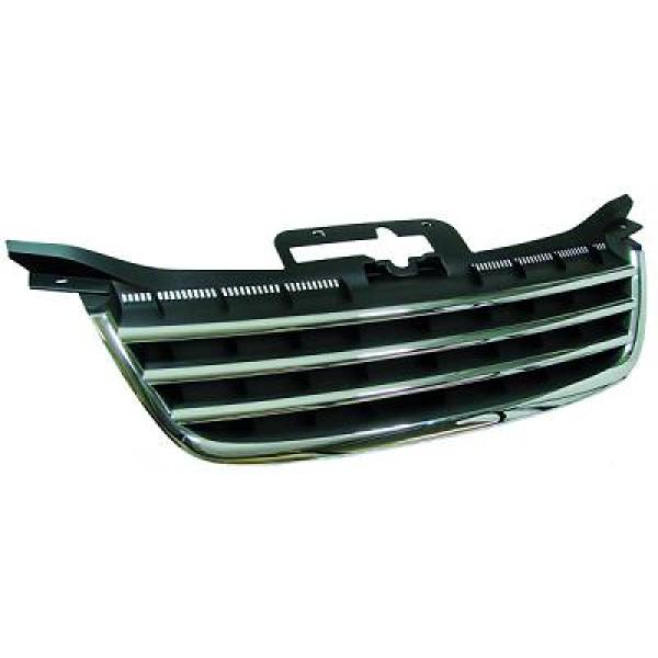 VW TOURAN 03-06 Ribbad Svart/Krom Sportgrill DIEDERICHS i gruppen Välj bilmodell / VW / Touran / Styling hos DDESIGN Scandinavia AB (2295540)