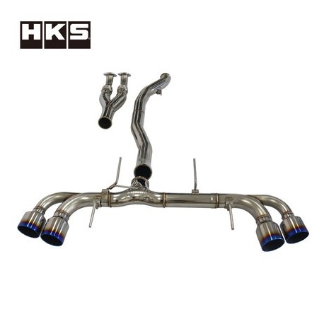 31008-KN001 GT-R R35 07- HKS Racing Muffler Catback Staight-pipe