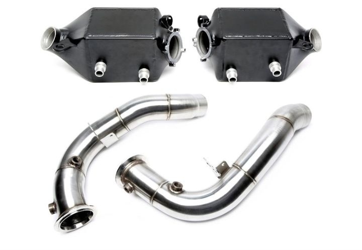 31BM011-1 BMW M5 F10 / M6 F06 2010-2017 Downpipe & Intercooler-kit TA Technix