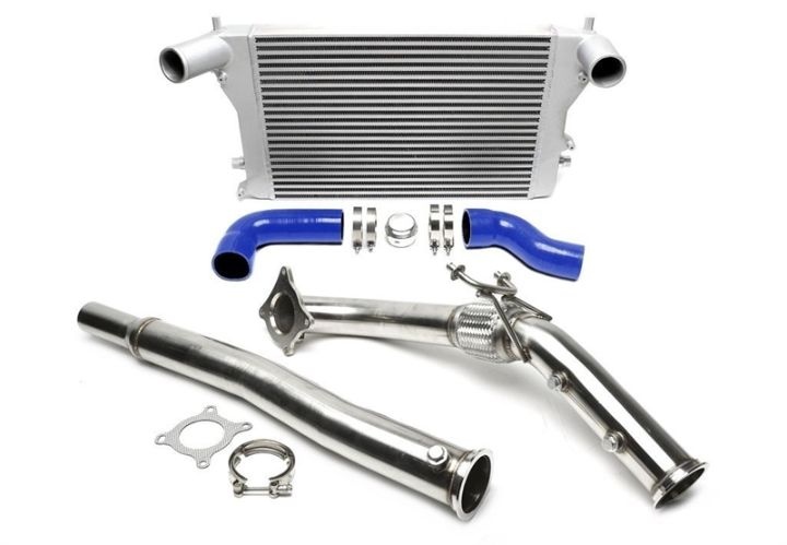 31VW002-1 Audi A3 / Seat Leon / VW Golf / VW Scirocco 2003-2015 Downpipe & Intercooler-kit TA Technix