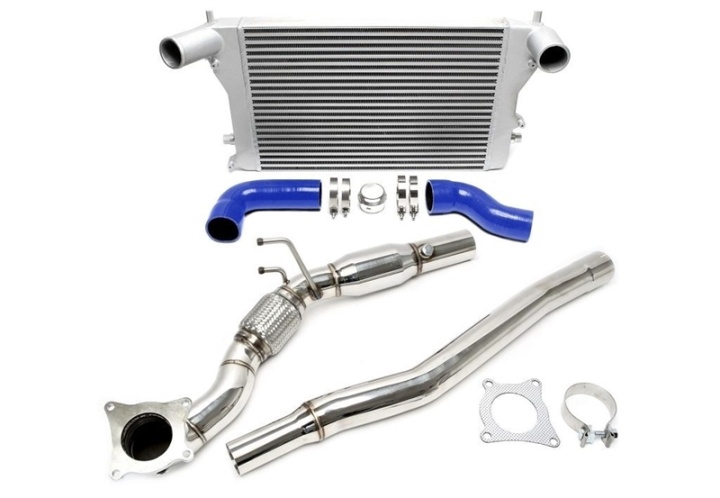 31VW002-3 Audi A3 / TT / VW Golf 2009 - 2013 Downpipe & Intercooler-kit TA Technix