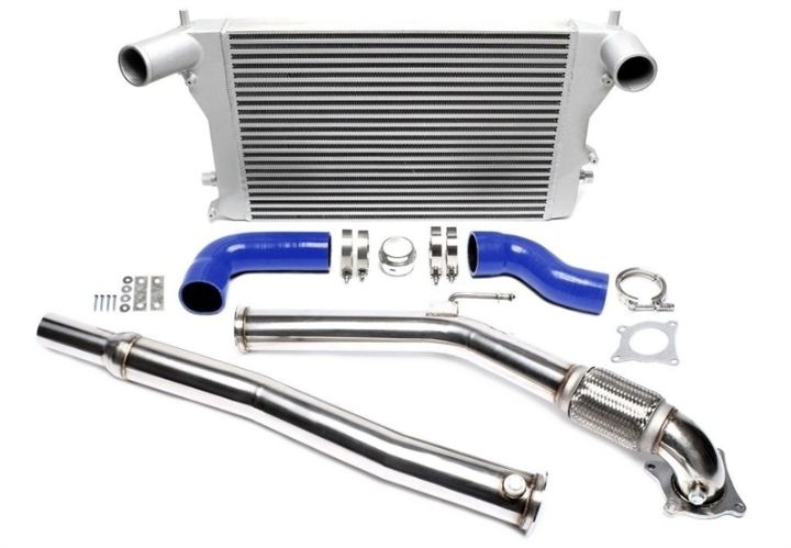 31VW002-4 Audi A3 / TT / Seat Leon / Skoda Octavia / Superb / VW Golf / Eos / Passat / Scirocco 2003-2017 Downpipe & Intercooler-kit TA Technix