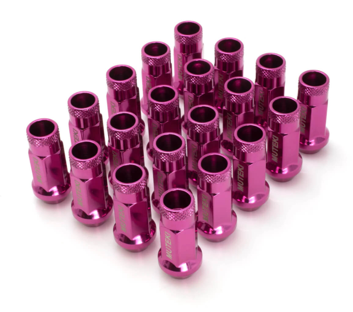 Muteki SR48 Hjulmuttrar Rosa (M12×1.25)