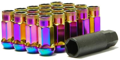 Muteki SR48 Hjulmuttrar Neochrome (M12×1.25)