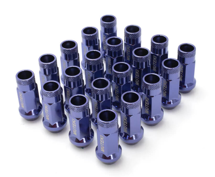 Muteki SR48 Hjulmuttrar Lila (M12×1.50)