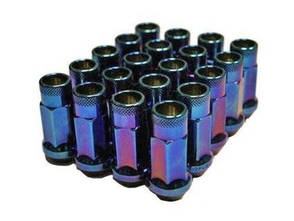 Muteki SR48 Hjulmuttrar Burned Blue (M12×1.50)