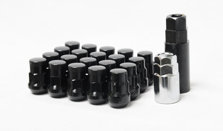 Muteki SR35 Hjulmuttrar 16+4 Svarta (M12 x 1.25)