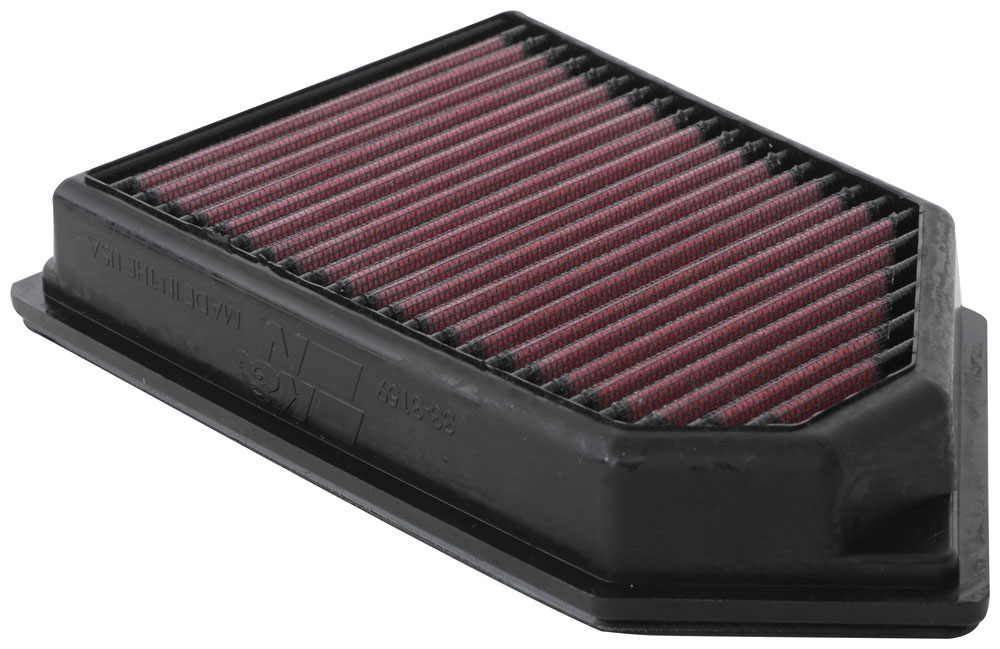 33-3159 Ersättningsfilter / Sportluftfilter K&N Filters i gruppen Välj bilmodell / Ford / Fiesta MK8 17+ / Tuning hos DDESIGN Scandinavia AB (33-3159)