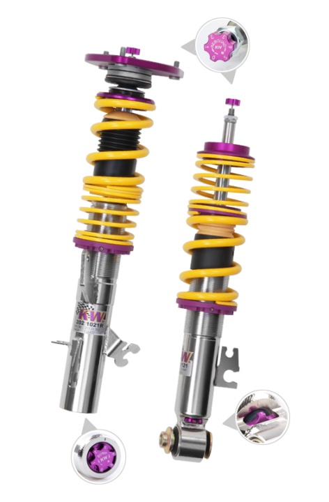 3521080W-12274 S1 (8X) inkl. Sportback 03/14- Coiloverkit KW Suspension Clubsport 2-Way