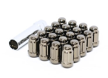 MUTEKI Hjulmuttrar Kompakta Titanium (M12 x 1.25)