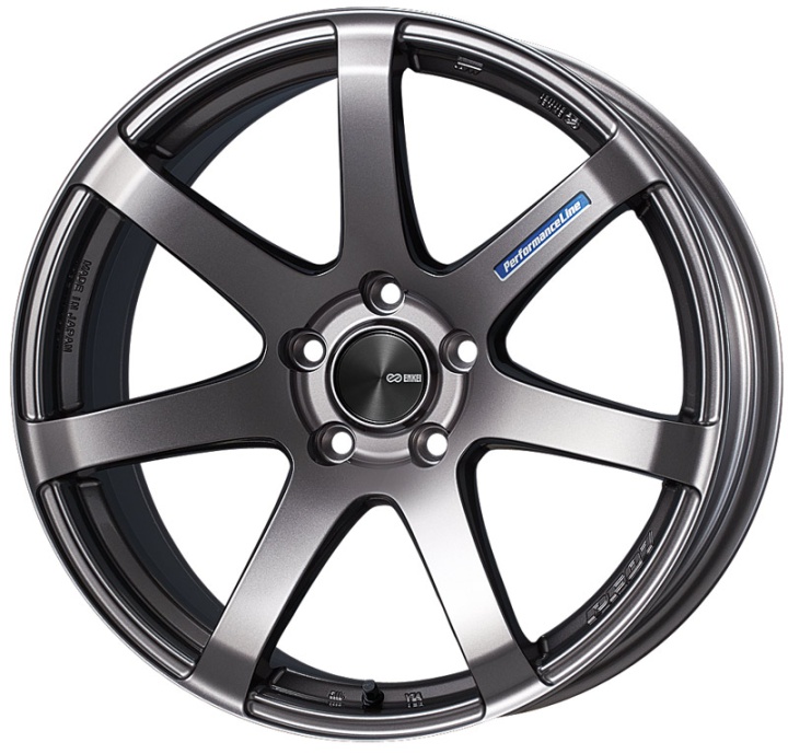 490-785-6535DS ENKEI PF07, 17x8.5, 35, 5x114.3, 75, Mörk Silver