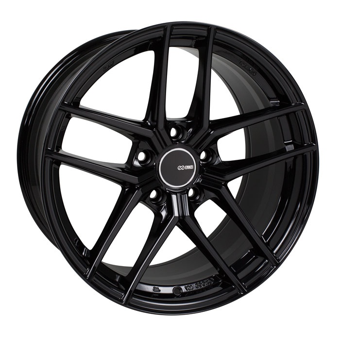 498-880-3140BK Enkei TY5, 18x8, 40mm, 5x108, 72.6mm, Black